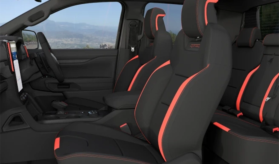Front and Rear Performance Seats